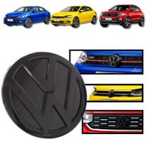 Emblema Tcross Polo Virtus preto grade Radiador