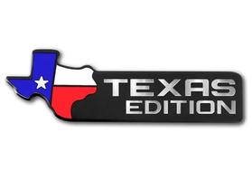 Emblema Texas Edition Preto F250 Ranger Silverado S10 Dodge