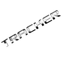 Emblema Tracker Letreiro Cromado Mala Traseira Chevrolet 2021 2022 2023 2024 2025 2026