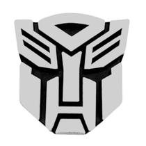 Emblema Transformers Cromado Adesivo Decorativo