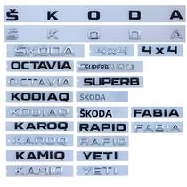Emblema Traseiro ABS Para Carros Octavia Kodiaq Karoq Superb Rapid Fabia Yeti 4x4 Emblema Traseiro ABS Para Carros Octavia Kodiaq Karoq Superb Rapid Fabia Yeti 4x4
