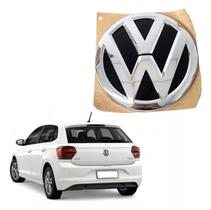 Emblema Traseiro Cromado Volkswagen Polo 2018 2019 2020 2021 2022 Original