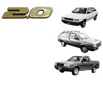 Emblema Traseiro Vw 2.0dourado Gol /parati 95 /saveiro 97 Emblema Traseiro Vw 2.0dourado Gol /parati 95 /saveiro 97
