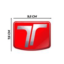 Emblema troller (logo t) vermelho (2009/2019) (resinado) Emblema troller (logo t) vermelho (2009/2019) (resinado)