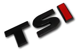 Emblema Tsi Preto Black Piano Para Gol Virtus T-Cross Nivus