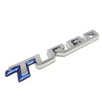 Emblema Turbo Azul Da Tampa Traseira Pecas Genuinas Gm Onix 1.0,turbo tracker 1.0,1.2,turbo