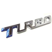 Emblema Turbo Azul Da Tampa Traseira Pecas Genuinas Gm Onix 1.0,turbo tracker 1.0,1.2,turbo