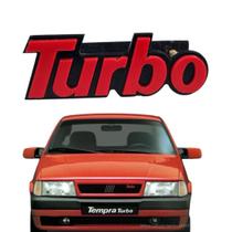 Emblema Turbo da Grade do Uno e Tempra Turbo JR0156