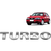 Emblema Turbo Gol Voyage Parati Saveiro 1999 A 2005 Cromado