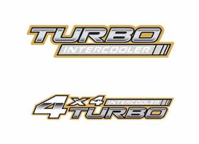 Emblema 'turbo intercooler' hilux 05/08