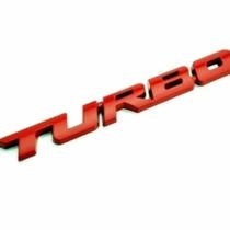 Emblema Turbo vermelho