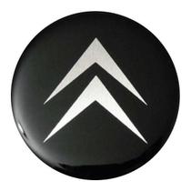 Emblema Unitario Resinado Citroen Preto 48Mm