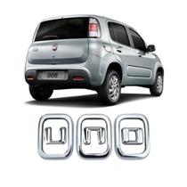 Emblema Uno Cromado Tampa Traseira 2011/2021 Emblema Uno Cromado Tampa Traseira 2011/2021