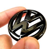 Emblema Volante Vw Gol Golf Polo Virtus Fox Jetta Up Preto