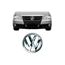 Emblema VW Cromado Vazado Grade Fox Gol Parati Polo Saveiro G4