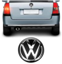 Emblema (vw) porta malas vw gol giii/giv 00/14 saveiro giv 06/09 cromado
