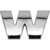 Emblema W 26mm Cromado Emblema W 26mm Cromado