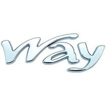 Emblema Way Cromado Uno 2011 Nk-1313037 Emblema Way Cromado Uno 2011 Nk-1313037