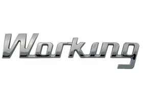 Emblema Working Strada 2001 Em Diante Cromado