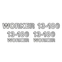 Emblemas 13-180 Worker Adesivo Volkswagen Caminhão Cromado Emblemas 13-180 Worker Adesivo Volkswagen Caminhão Cromado
