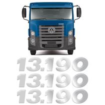 Emblemas 13.190 Volkswagen Adesivo Resinado Lateral/frontal Emblemas 13.190 Volkswagen Adesivo Resinado Lateral/frontal