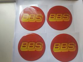Emblemas 4 pecas bbs 80mm