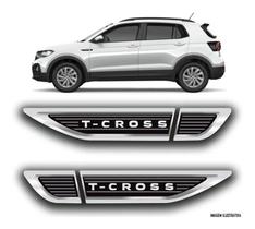 Emblemas Adesivo Resinado Lateral Porta VW TCross T-cross