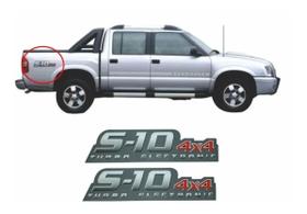 Emblemas Adesivo S10 4x4 Turbo Eletronic S10 Executive