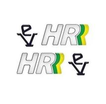 Emblemas Auto Adesivos Hr Ev - Portas - Resinados Par