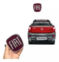 Emblemas Da Maçaneta Fiat Strada Adesivo Resinado