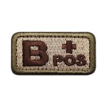 Emblemas De Tipo Sanguíneo 2.5x5CM, Patch Tático Militar De Tecido Com Bordado E tiras autocolantes Para Mochila