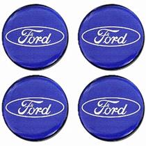 Emblemas ford azul 70mm 4 pecas/bicos anti furto azul Emblemas ford azul 70mm 4 pecas/bicos anti furto azul