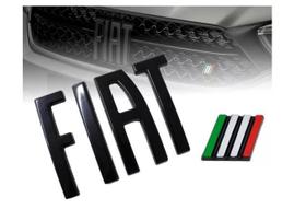 Emblemas Grade Fiat Preto Argo Cronos Mobi + Italia 2021 22