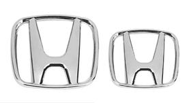 Emblemas H Logo Honda Cromado Porta Malas Traseiro E Grade Dianteira Civic 1996 1997 1998 1999 2000
