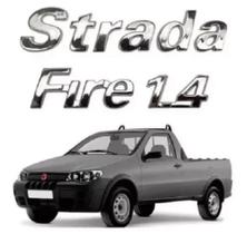 Emblemas Letreiro Strada Fire 1.4 - 2002 À 2012 fita 3M peça cromado