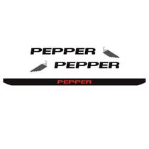 Emblemas Pepper Saveiro Vermelha 2018/2019 e Faixa Traseira