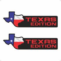 Emblemas Texas Edition Compatível Dodge Ram Preto/vermelho