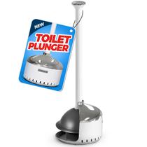 Êmbolo de vaso sanitário FORASTO com suporte Heavy Duty Silver White Êmbolo de vaso sanitário FORASTO com suporte Heavy Duty Silver White