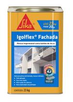 Emborrachada branco 20kg igolflex fachada sika Emborrachada branco 20kg igolflex fachada sika
