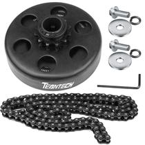 Embreagem Go Kart 3/4 Furos 10T com Corrente 40/41/420 para Yerf-Dog