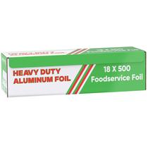 Embrulho de folha de alumínio Ox Plastics 18x500 pés 22 mícrons Heavy-Duty