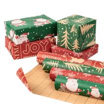 Embrulho de presente RUSPEPA Kraft Paper 43x3 m 4 rolos de Natal