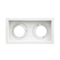Embutido 2 X MR16 Recuado Direcionavel Branco