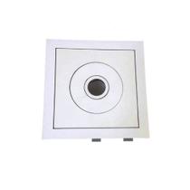 Embutido Alumínio Square 1L GU10 Mini Dicroica MR11 BR