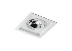 Embutido ar111 simples recuado branco 4x21,5x21,5cm