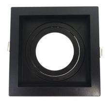 Embutido ar70 simples recuado conect preto 13x13cm Embutido ar70 simples recuado conect preto 13x13cm