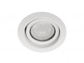 Embutido Basculante 360º Alumínio recuado ø110mm BC p/PAR20 50W (Lâmp. não inclusa)