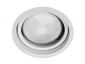 Embutido Basculante 360º Alumínio recuado ø145mm BC p/PAR30 75W (Lâmp. não inclusa)