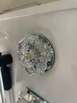 Embutido de cristal redondo para gesso lâmpada G9 formado de flor - Adn iluminacao