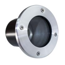 Embutido de solo escovado pequeno refletor p/ lâmpada gu10 MR16 st3059